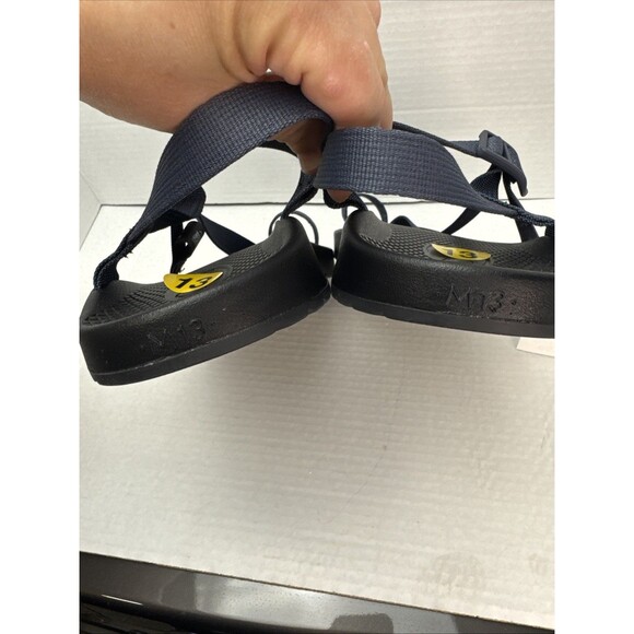 Chaco Bodhi Black Comfort Sandal Men's sizes 13 Navy Blue Hiking Walking Camping - Picture 5 of 7